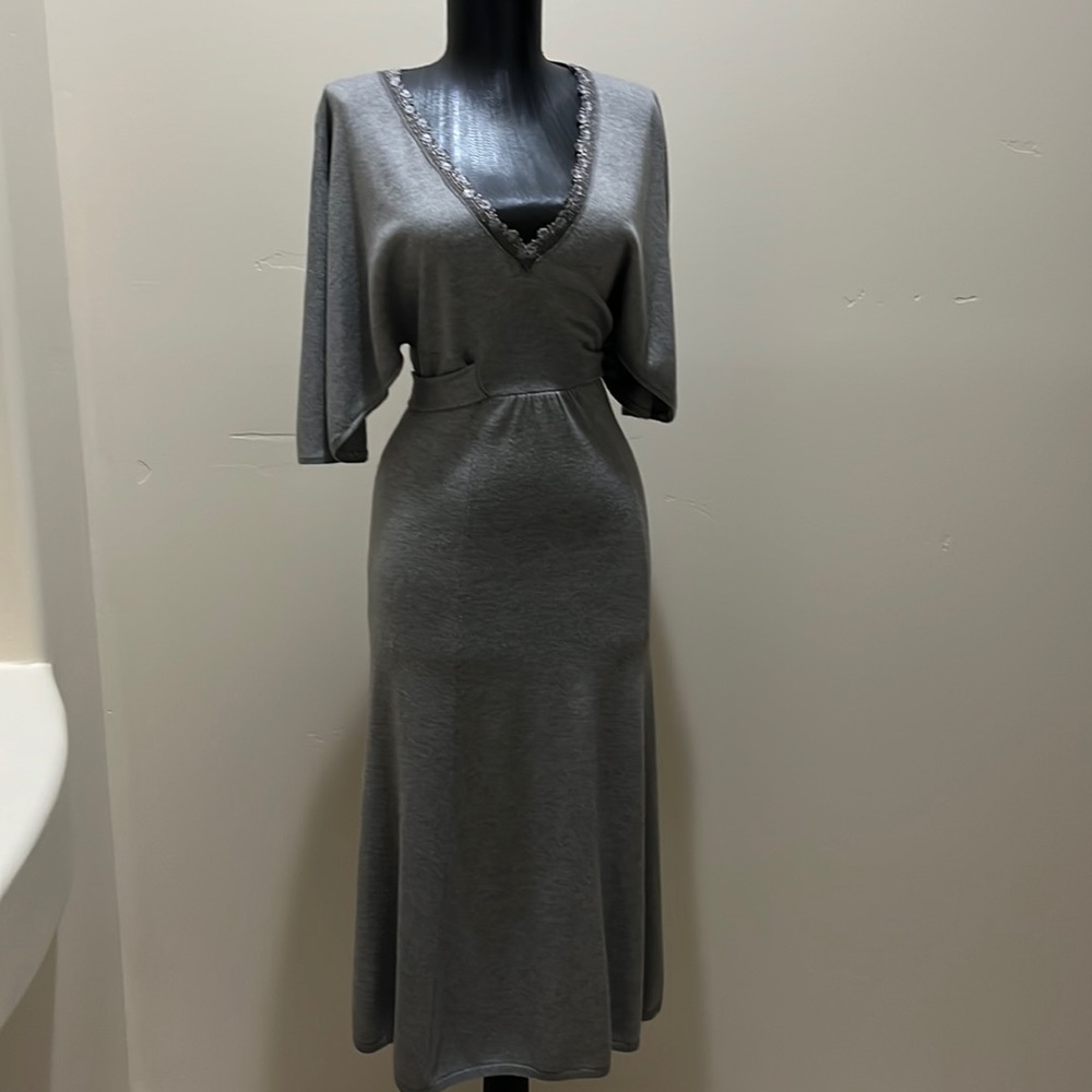 City unlimited gray knit dress size small